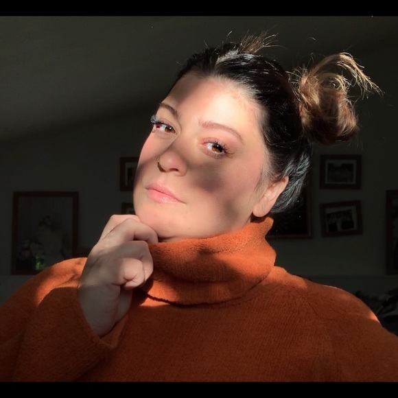 Jacob Annexe | Cowl Neck Sweater | Burnt Orange - Picture 2 of 6